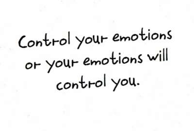 contro your emotion